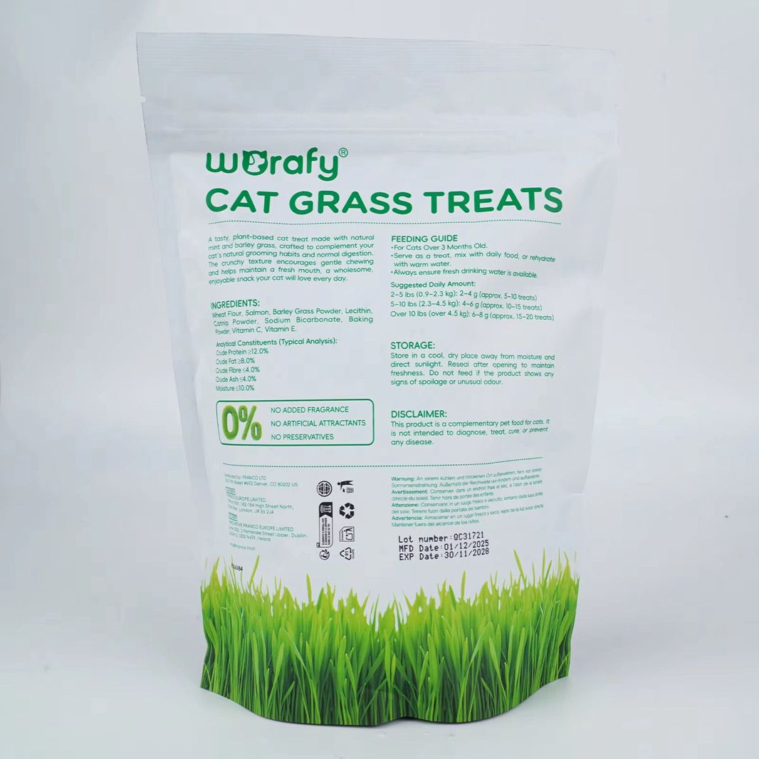 Daily High Fiber Treats Cats Actually Eat Worafy™ - CalmiCat™
